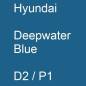 Preview: Hyundai, Deepwater Blue, D2 / P1.